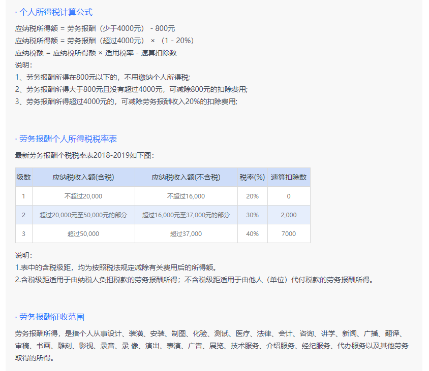 网红主播个人所得税缴费比例